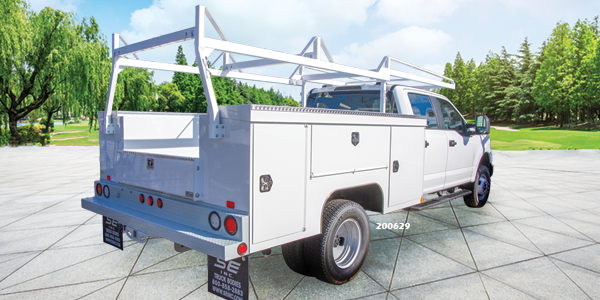 White Scelzi Service Body Truck